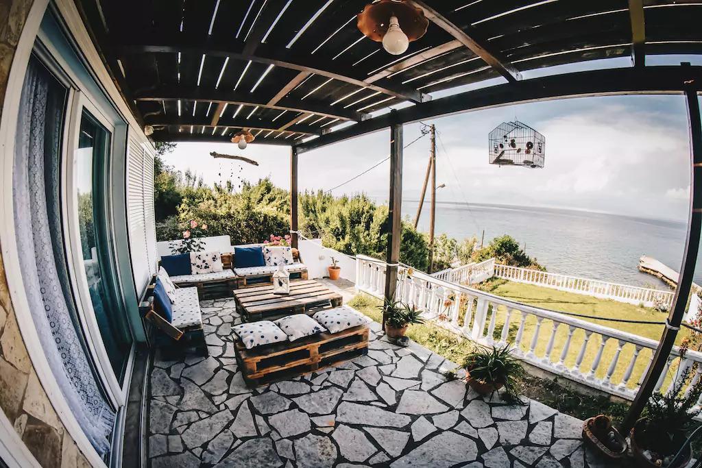 Villa Galanis By The Sea นิโฟเรกา ภายนอก รูปภาพ