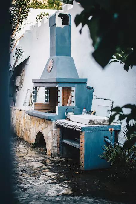 Villa Galanis By The Sea นิโฟเรกา ภายนอก รูปภาพ