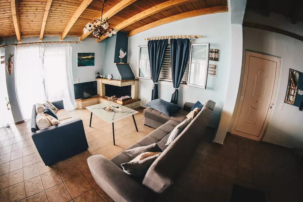 Villa Galanis By The Sea นิโฟเรกา ภายนอก รูปภาพ